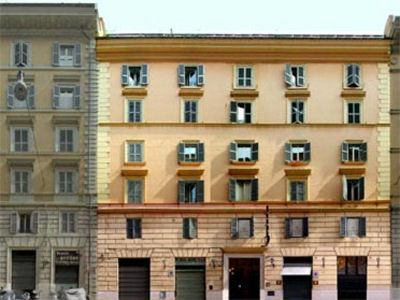 Hotel Des Artistes in Roma: Aussenansicht