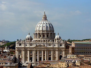 Ostansicht des Petersdoms (Vatikanstadt)